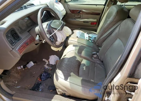 2000 Mercury Grand Marquis Ls z USA, uszkodzony, nr VIN 2MEFM75W6YX619802